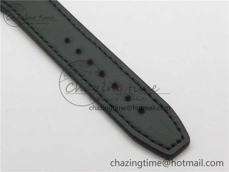 MARK XVIII IW327001 SS FKF 1:1 Best Edition Black Dial On Black Leather Strap