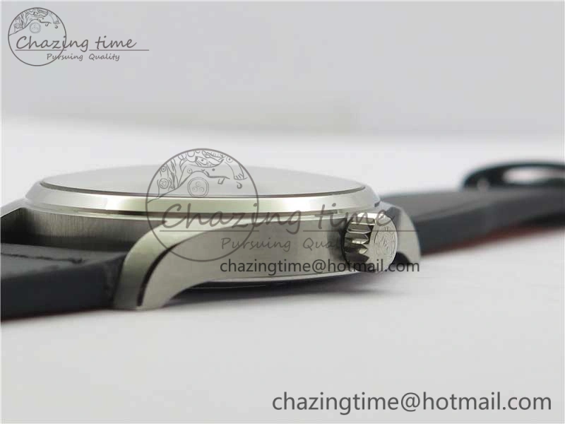 MARK XVIII IW327001 SS FKF 1:1 Best Edition Black Dial On Black Leather Strap