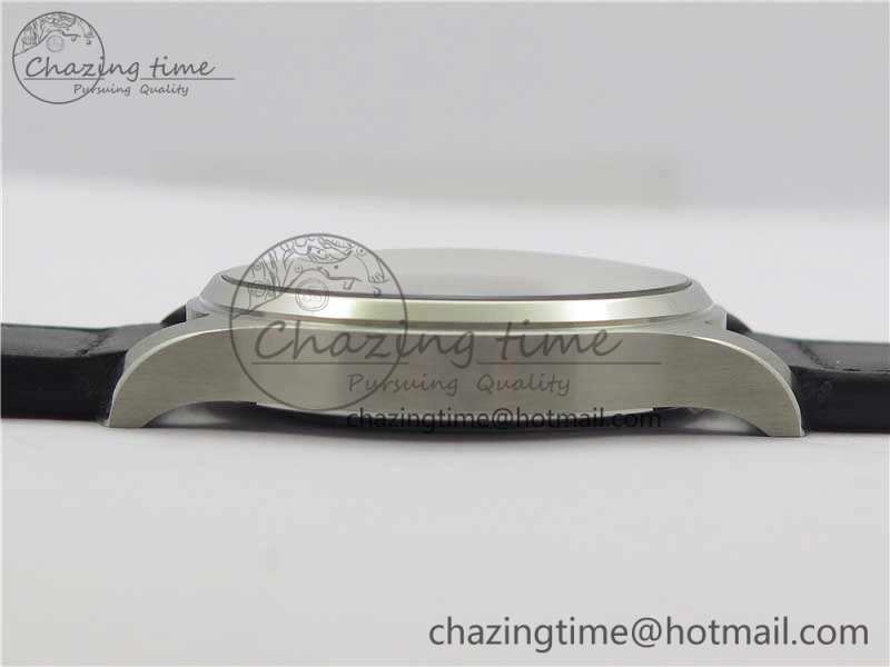 MARK XVIII IW327001 SS FKF 1:1 Best Edition Black Dial On Black Leather Strap