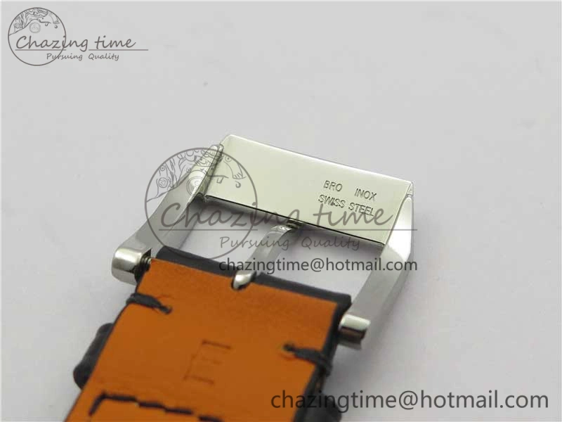 MARK XVIII IW327002 SS FKF 1:1 Best Edition White Dial On Black Leather Strap