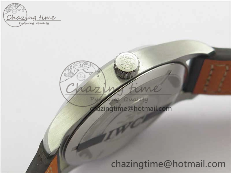 MARK XVIII Le Petit Prince IW327003 SS FKF 1:1 Best Edition Brown Dial On Brown Leather Strap