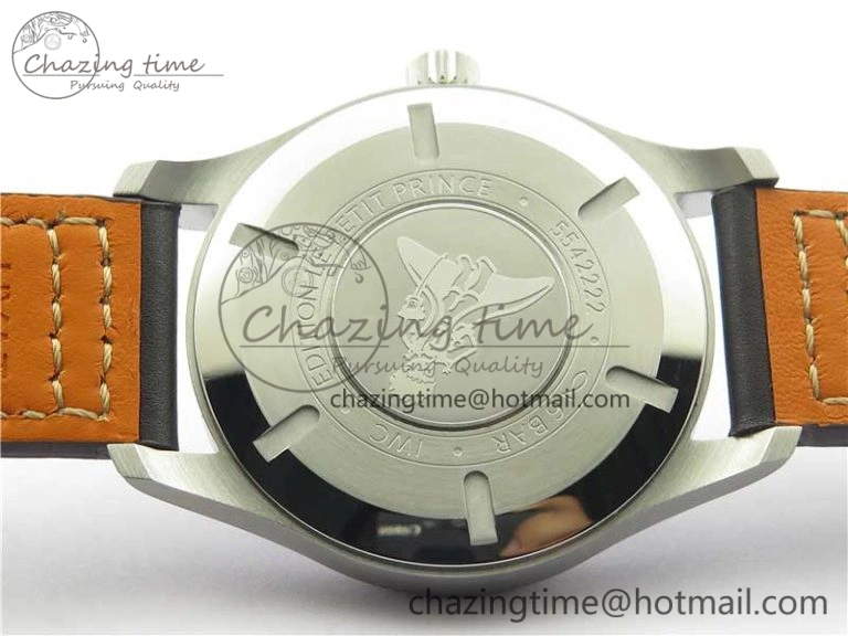 MARK XVIII Le Petit Prince IW327004 SS FKF 1:1 Best Edition Blue Dial On Brown Leather Strap