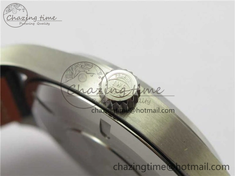MARK XVIII Le Petit Prince IW327004 SS FKF 1:1 Best Edition Blue Dial On Brown Leather Strap