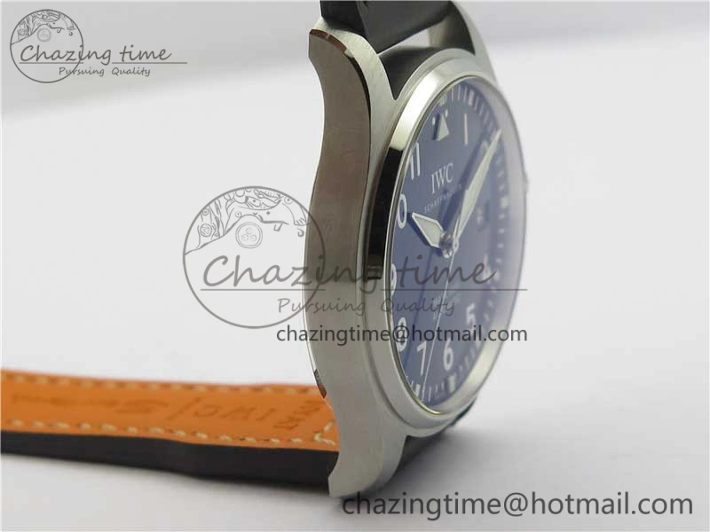 MARK XVIII Le Petit Prince IW327004 SS FKF 1:1 Best Edition Blue Dial On Brown Leather Strap