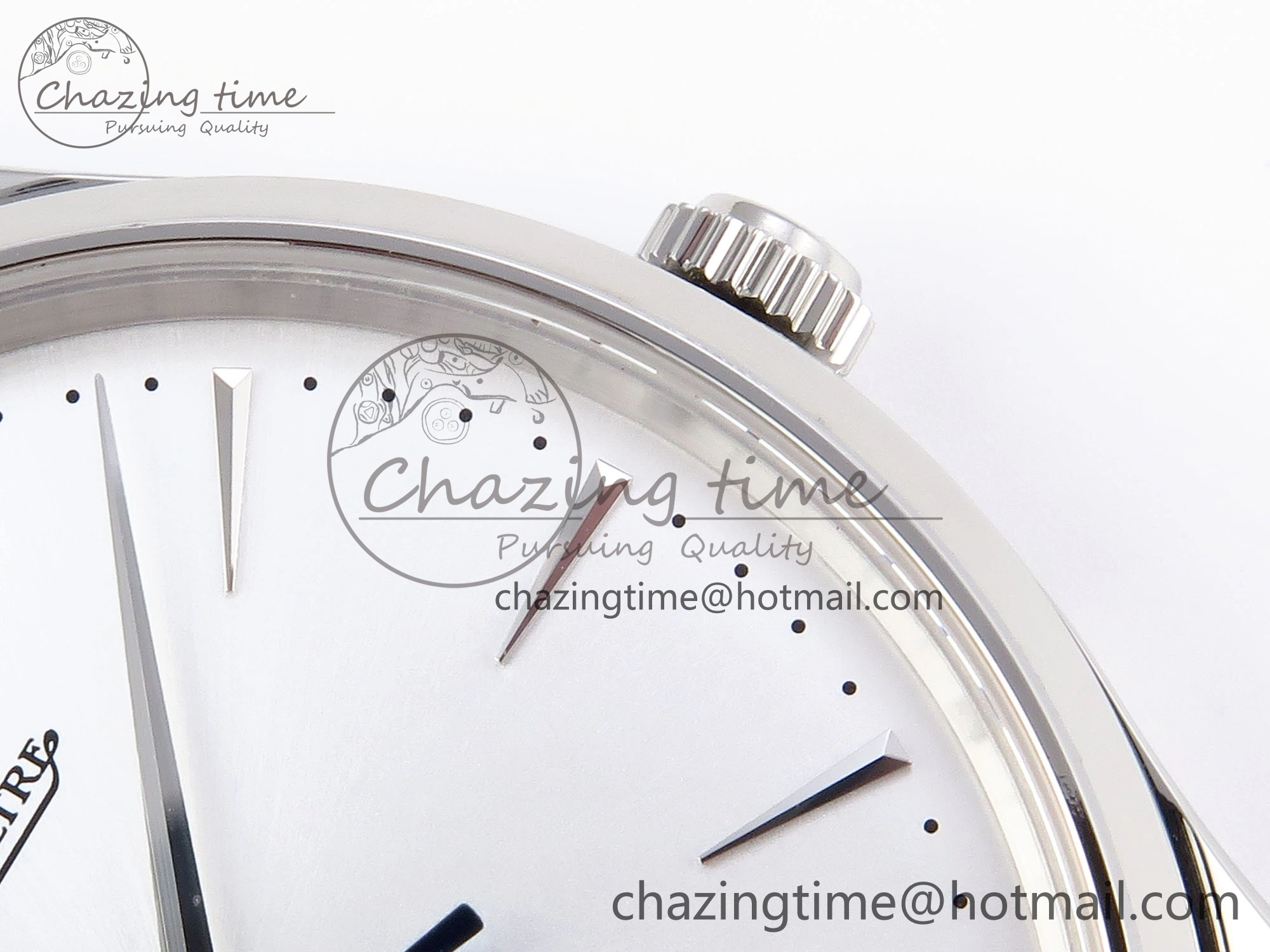 MASTER ULTRA THIN MOON SS APSF 1:1 BEST EDITION SILVER DIAL ON BLACK LEATHER STRAP SA925 SUPER CLONE