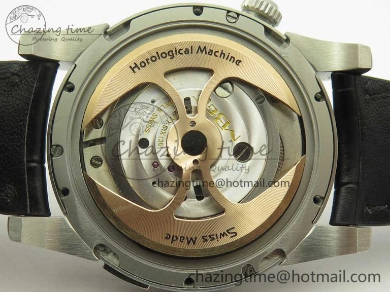 MB&F Legacy Machine Split Escapement CYF Best Edition Blue Dial On Black Leather Strap