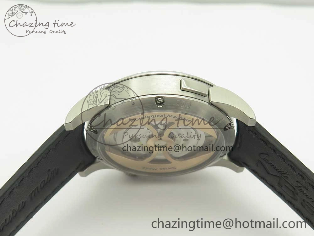 MB&F Legacy Machine Split Escapement CYF Best Edition Gray Dial On Black Leather Strap