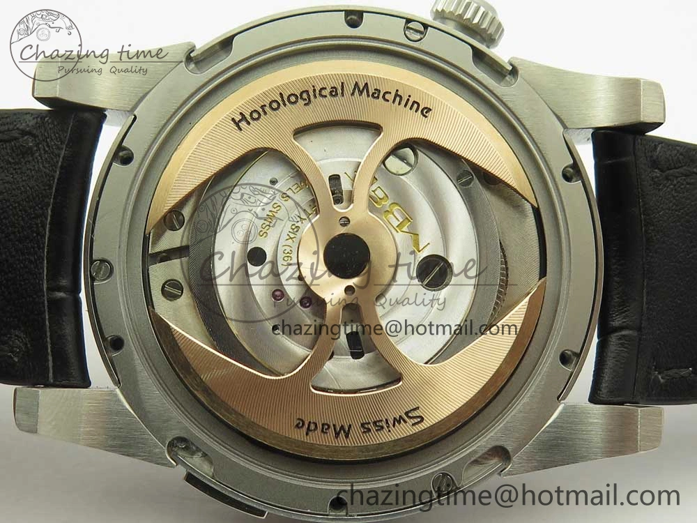 MB&F Legacy Machine Split Escapement CYF Best Edition Gray Dial On Black Leather Strap