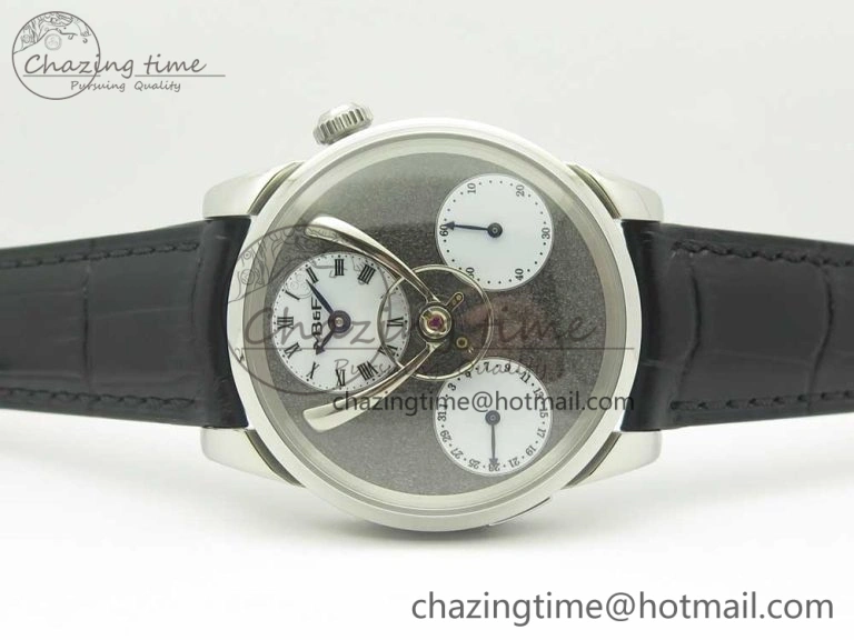 MB&F Legacy Machine Split Escapement CYF Best Edition Gray Dial On Black Leather Strap