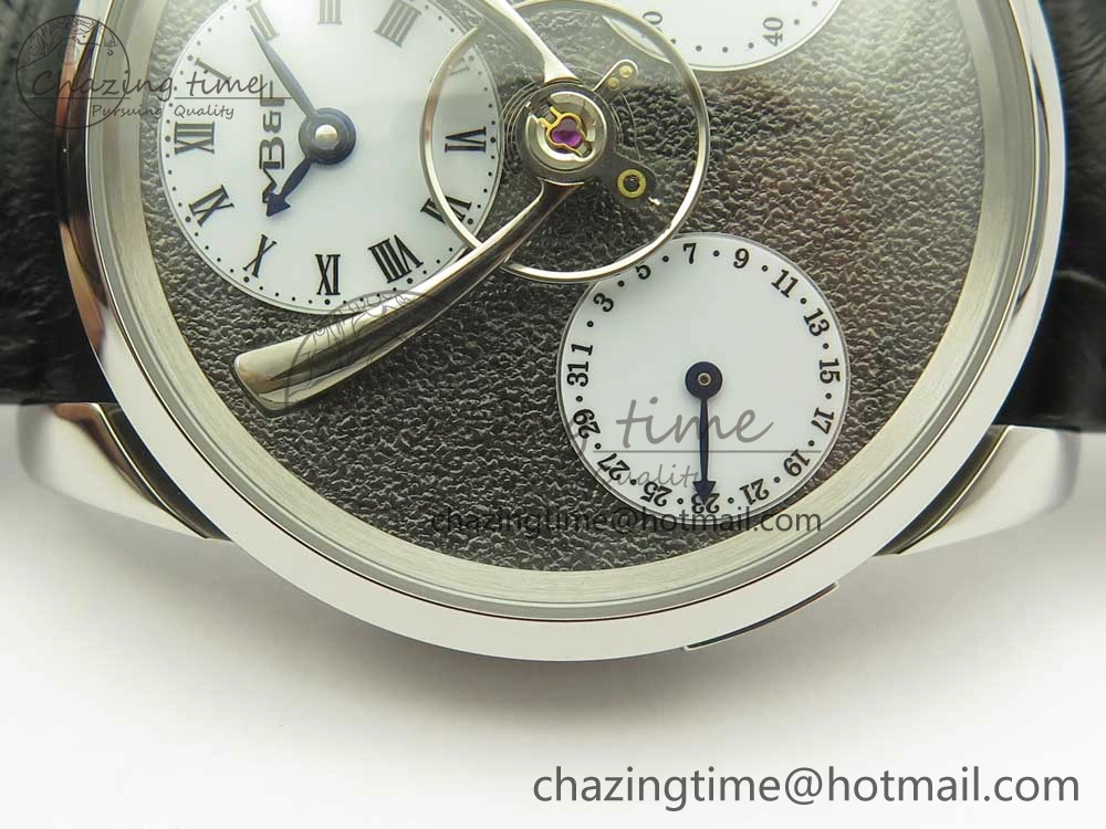 MB&F Legacy Machine Split Escapement CYF Best Edition Gray Dial On Black Leather Strap