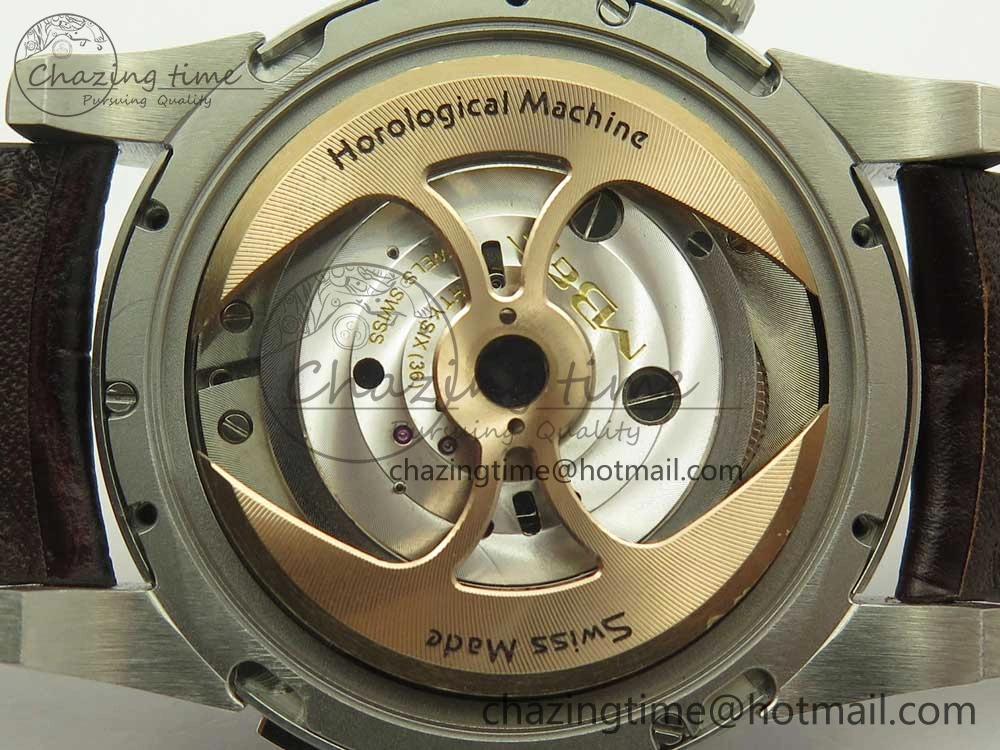 MB&F Legacy Machine Split Escapement CYF Best Edition YG Dial On Black Leather Strap