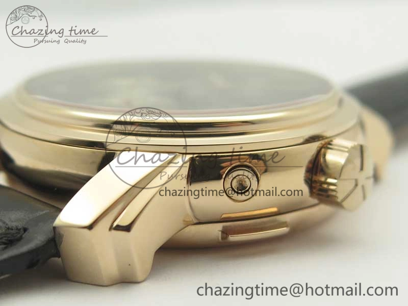 Malte Dual Time Regulator RG K11 Maker Black Dial on Black Leather Strap A23J