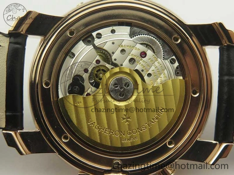 Malte Dual Time Regulator RG K11 Maker Black Dial on Black Leather Strap A23J