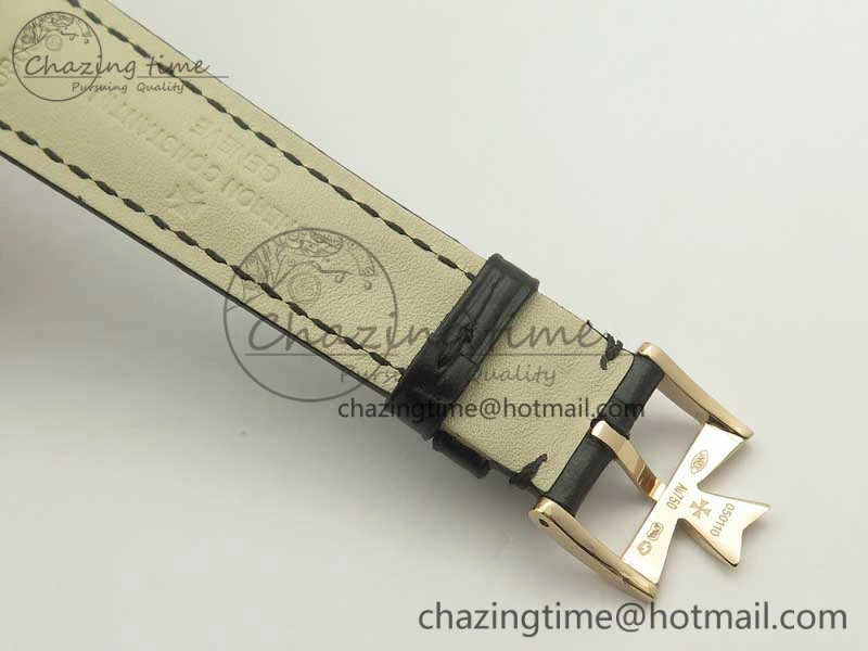 Malte Dual Time Regulator RG K11 Maker White Dial on Black Leather Strap A23J