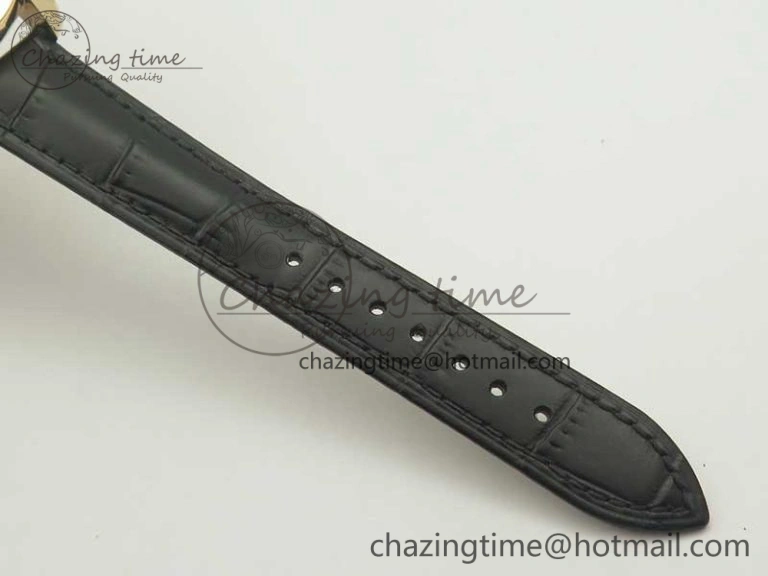 Malte Dual Time Regulator RG K11 Maker White Dial on Black Leather Strap A23J