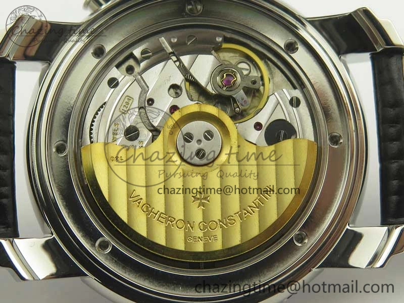 Malte Dual Time Regulator SS K11 Maker Black Dial on Black Leather Strap A23J