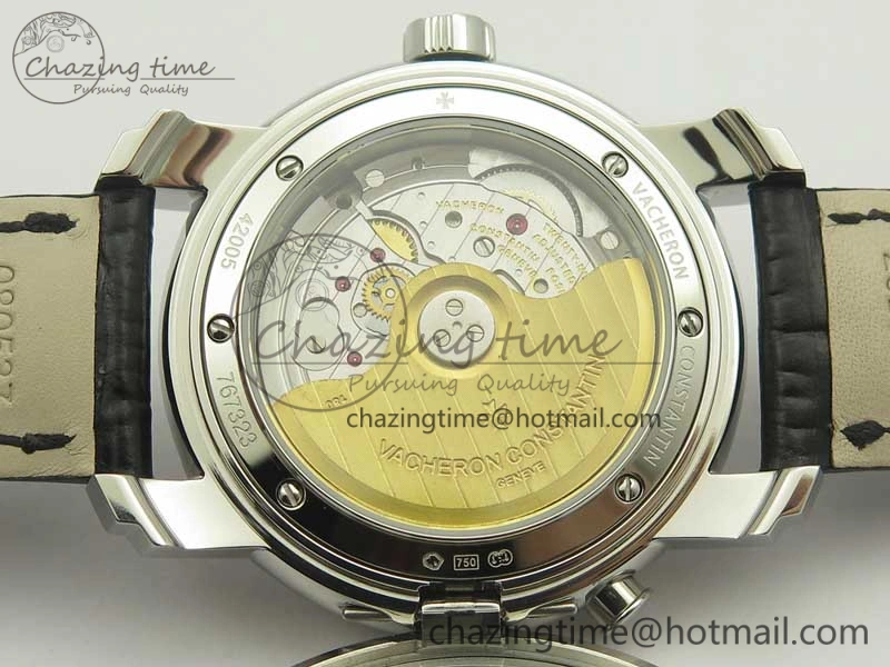 Malte Dual Time Regulator SS K11 Maker Black Dial on Black Leather Strap A23J