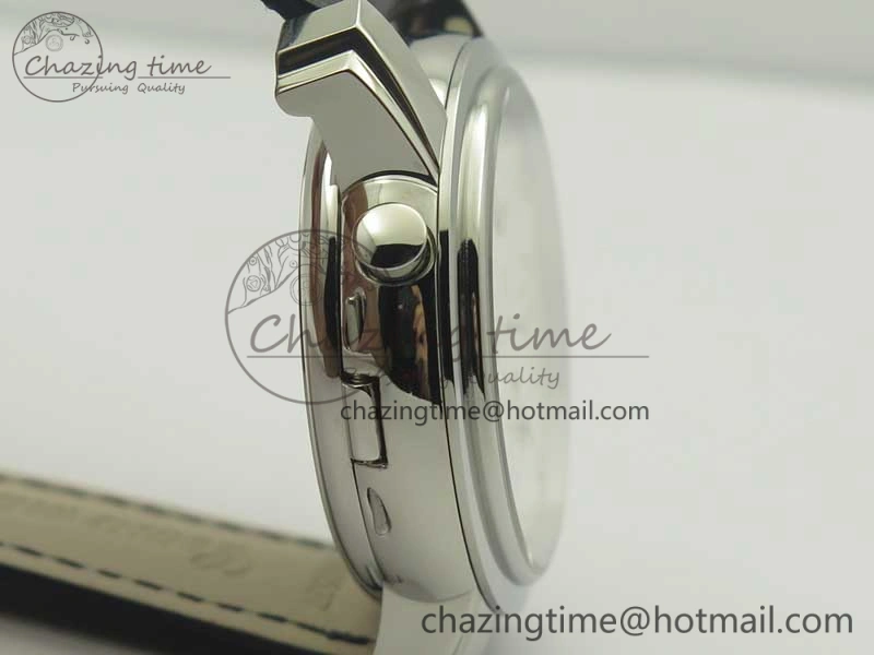 Malte Dual Time Regulator SS K11 Maker White Dial on Black Leather Strap A23J