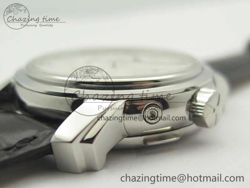Malte Dual Time Regulator SS K11 Maker White Dial on Black Leather Strap A23J