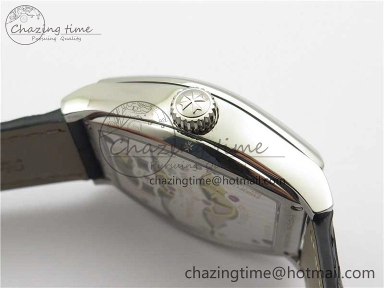 Malte Tourbillon SS VCR Best Edition Gray Dial on Black Croco Leather Strap