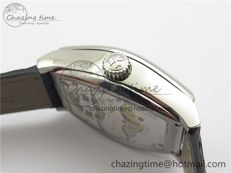 Malte Tourbillon SS VCR Best Edition Gray Dial on Black Croco Leather Strap
