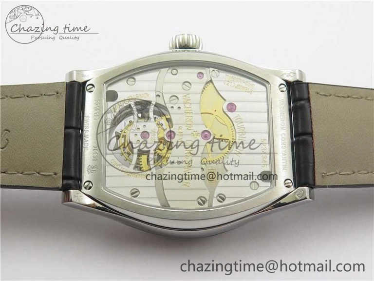 Malte Tourbillon SS VCR Best Edition Gray Dial on Black Croco Leather Strap