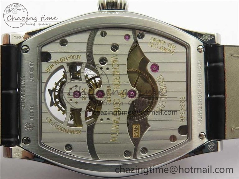 Malte Tourbillon SS VCR Best Edition Gray Dial on Black Croco Leather Strap