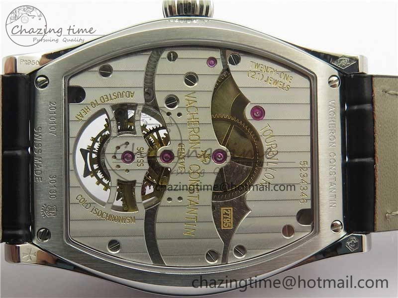 Malte Tourbillon SS VCR Best Edition Gray Dial on Black Croco Leather Strap