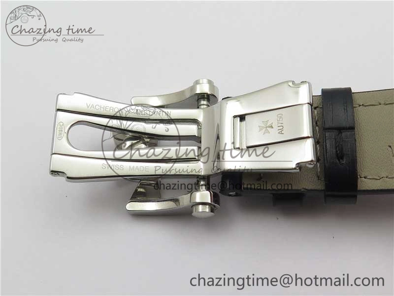 Malte Tourbillon SS VCR Best Edition Gray Dial on Black Croco Leather Strap