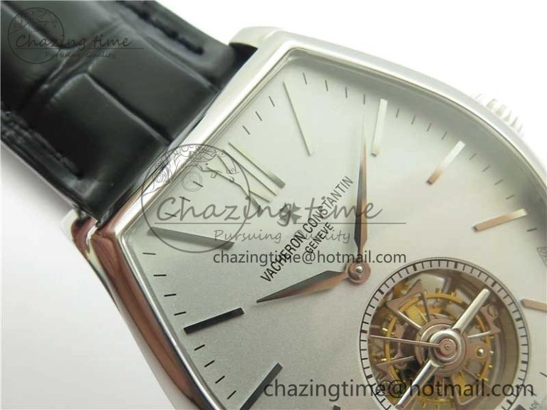 Malte Tourbillon SS VCR Best Edition Gray Dial on Black Croco Leather Strap