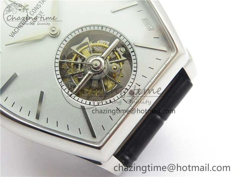 Malte Tourbillon SS VCR Best Edition Gray Dial on Black Croco Leather Strap