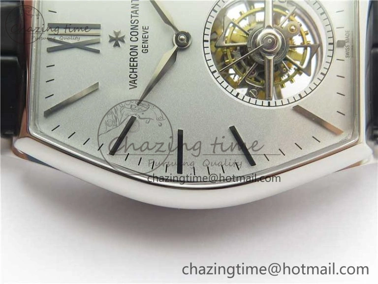 Malte Tourbillon SS VCR Best Edition Gray Dial on Black Croco Leather Strap