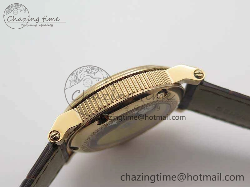 Marine 5222 RG HGF 1:1 Best Edition Brown Dial On Leather Strap Asian Cal.517GG (Free Rubber Strap)
