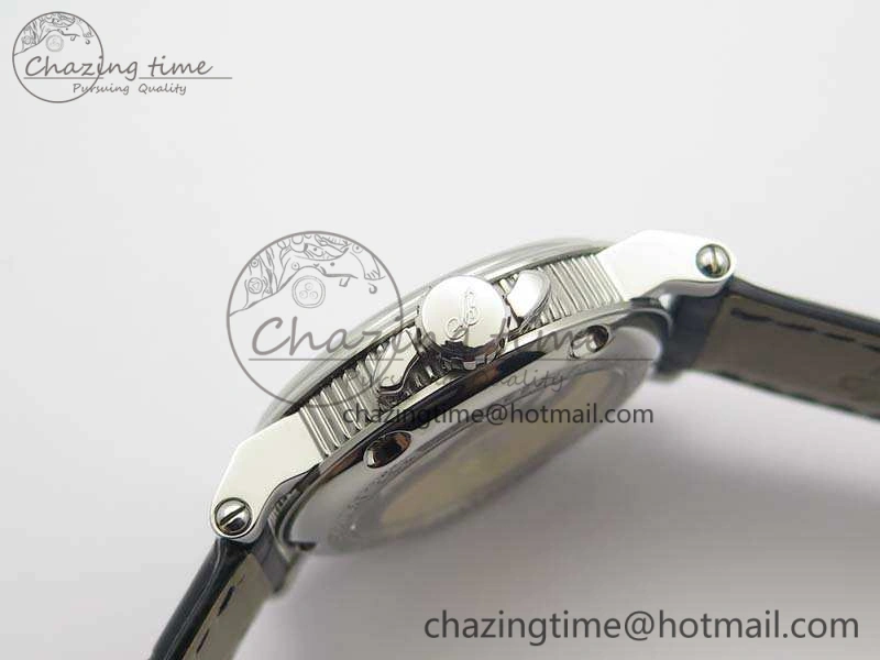 Marine 5222 SS HGF 1:1 Best Edition Blue Dial On Leather Strap Asian Cal.517GG (Free Rubber Strap)