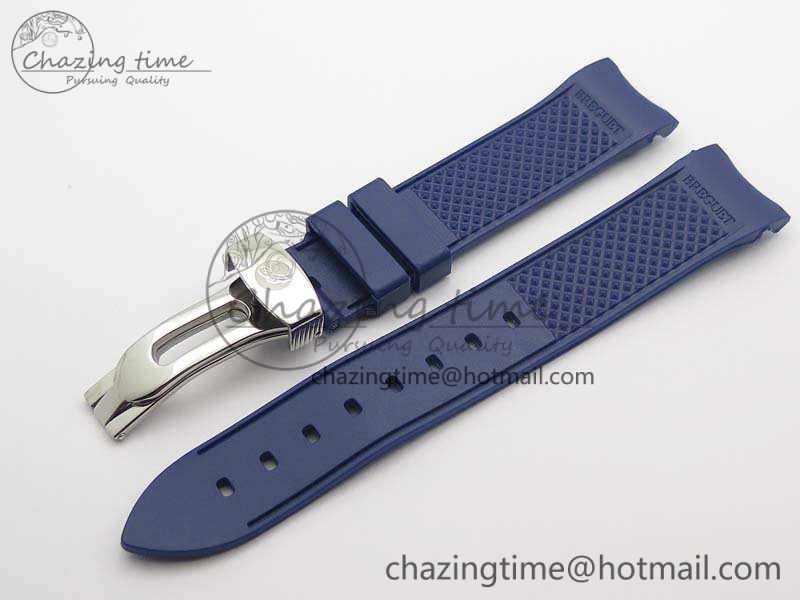 Marine 5222 SS HGF 1:1 Best Edition Blue Dial On Leather Strap Asian Cal.517GG (Free Rubber Strap)