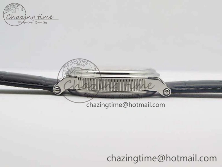 Marine 5222 SS HGF 1:1 Best Edition White Dial On Leather Strap Asian Cal.517GG (Free Rubber Strap)