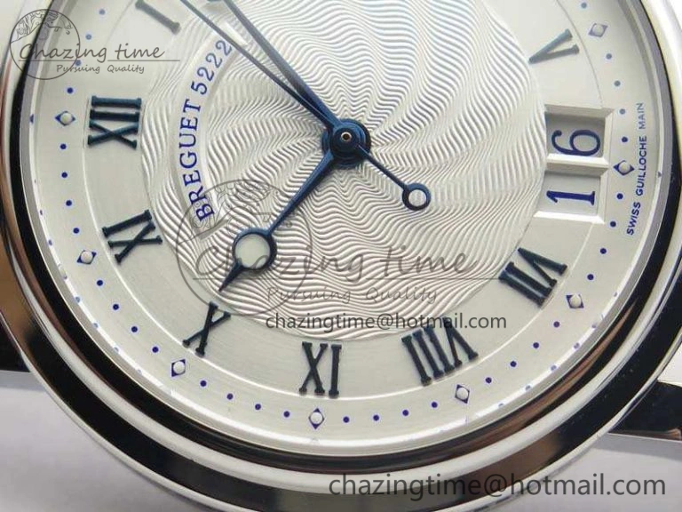 Marine 5222 SS HGF 1:1 Best Edition White Dial On Leather Strap Asian Cal.517GG (Free Rubber Strap)