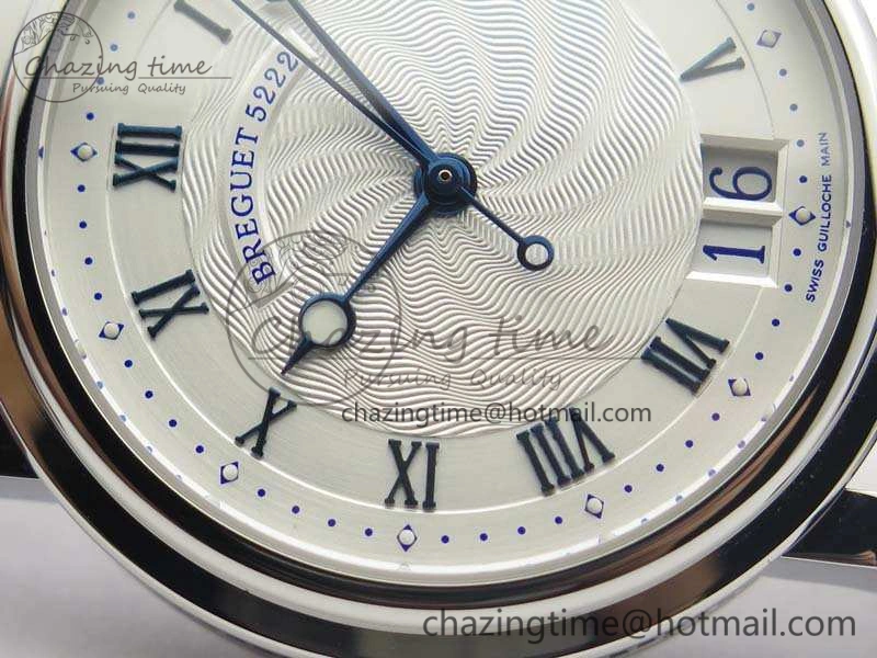 Marine 5222 SS HGF 1:1 Best Edition White Dial On Leather Strap Asian Cal.517GG (Free Rubber Strap)