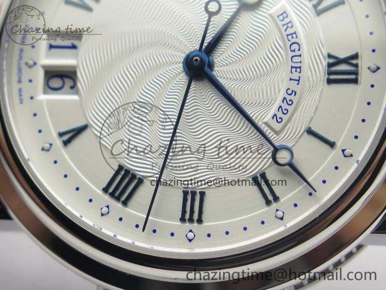 Marine 5222 SS HGF 1:1 Best Edition White Dial On Leather Strap Asian Cal.517GG (Free Rubber Strap)