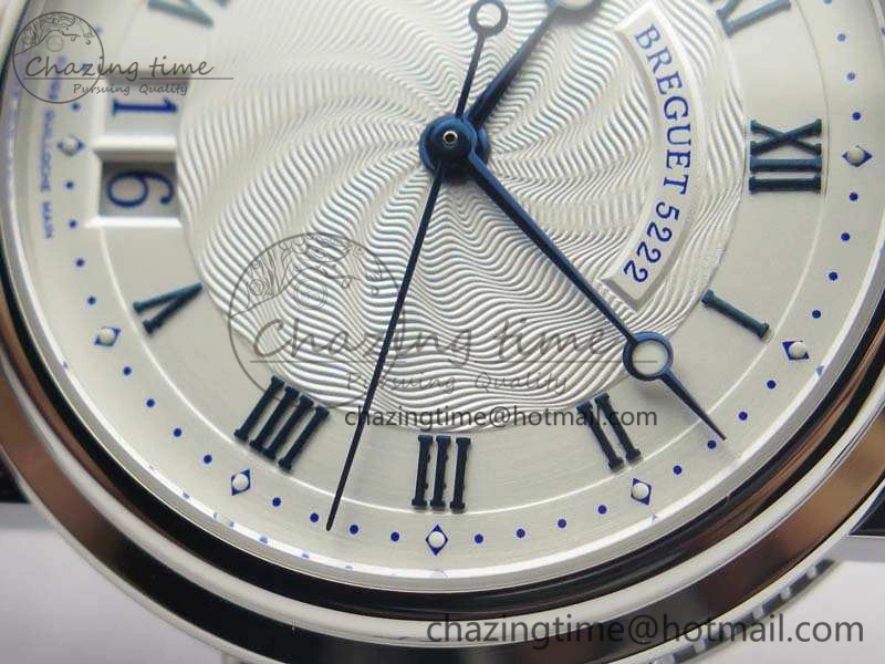 Marine 5222 SS HGF 1:1 Best Edition White Dial On Leather Strap Asian Cal.517GG (Free Rubber Strap)