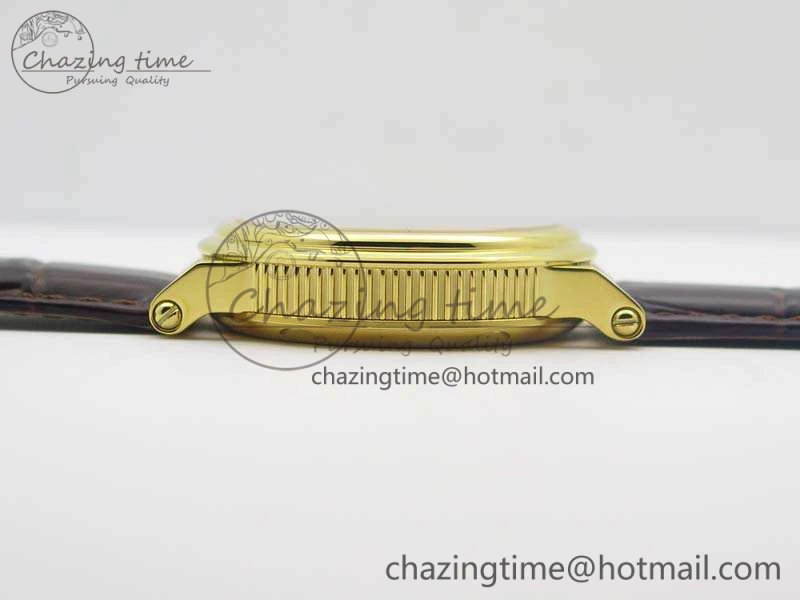 Marine 5222 YG HGF 1:1 Best Edition White Dial On Leather Strap Asian Cal.517GG (Free Rubber Strap)