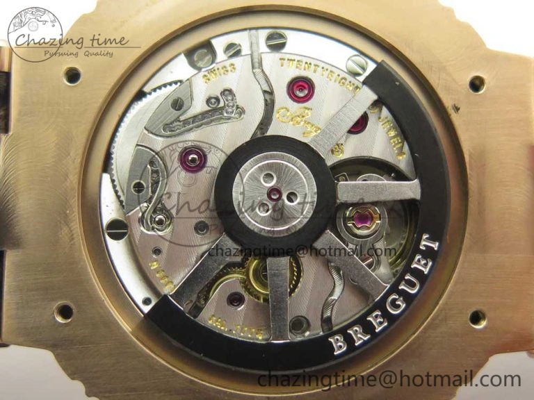 Marine 5517 RG V9F 1:1 Best Edition Gold Textured Dial on Brown Leather Strap A23J
