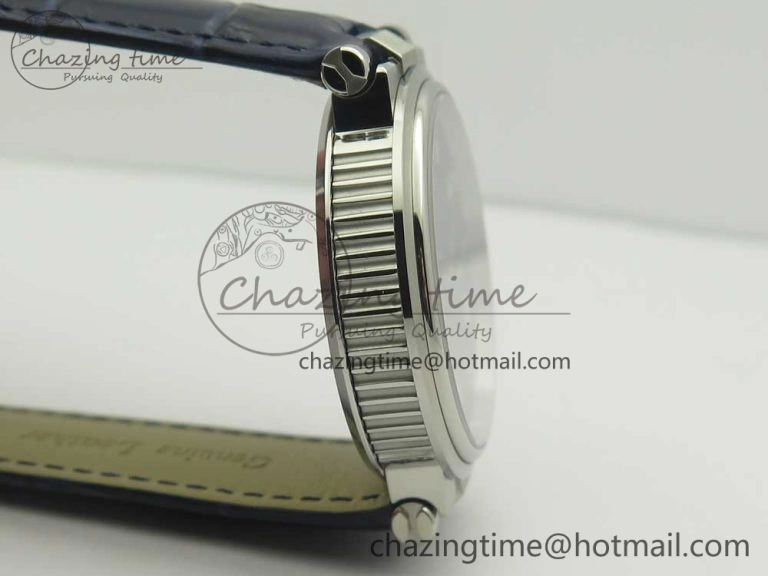 Marine 5517 SS V9F 1:1 Best Edition Blue Dial on Blue Leather Strap A23J