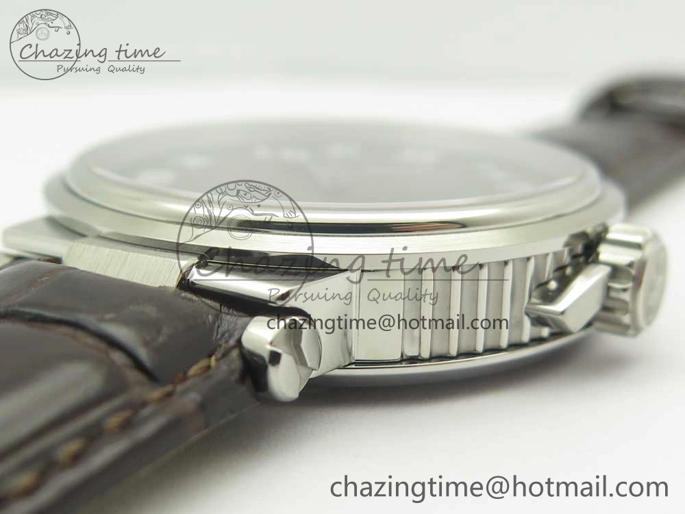 Marine 5517 SS V9F 1:1 Best Edition Brown Dial on Brown Leather Strap A23J