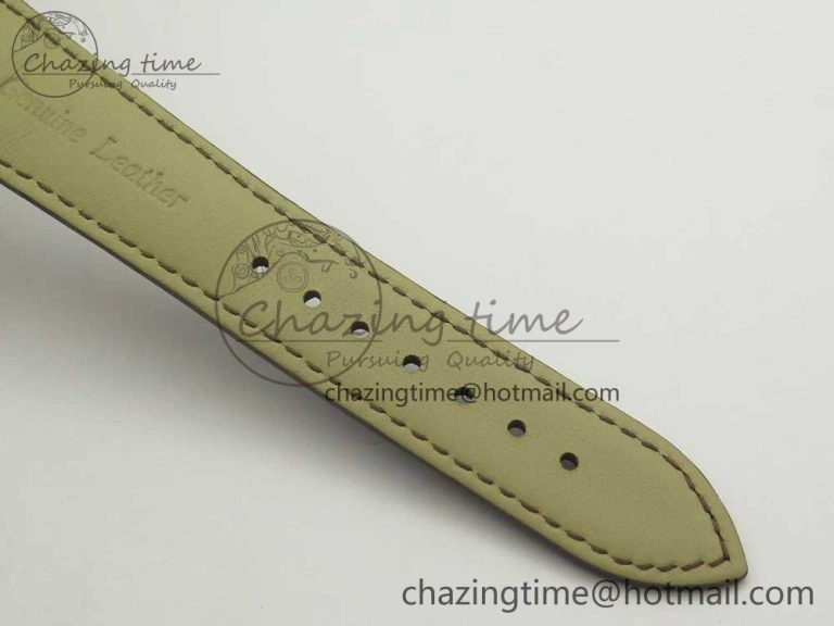 Marine 5517 SS V9F 1:1 Best Edition Brown Dial on Brown Leather Strap A23J
