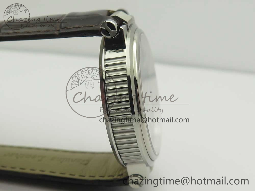 Marine 5517 SS V9F 1:1 Best Edition Brown Dial on Brown Leather Strap A23J