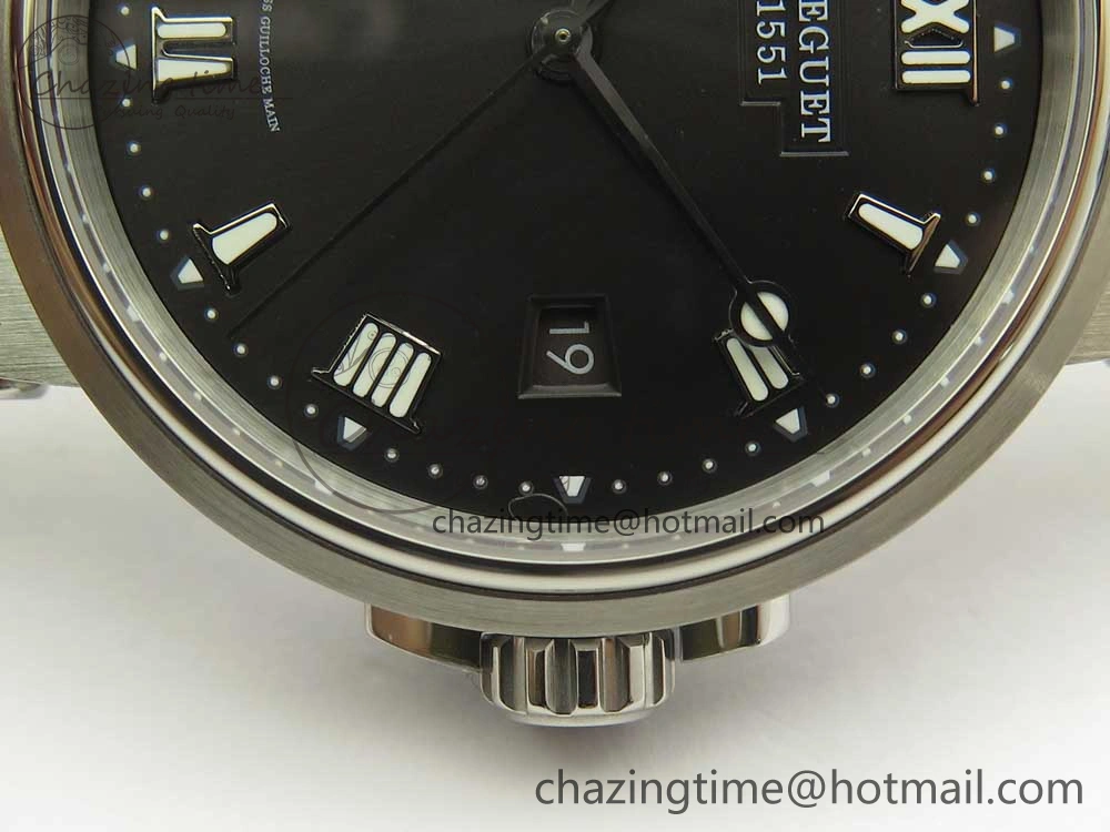 Marine 5517 SS V9F 1:1 Best Edition Brown Dial on Brown Leather Strap A23J