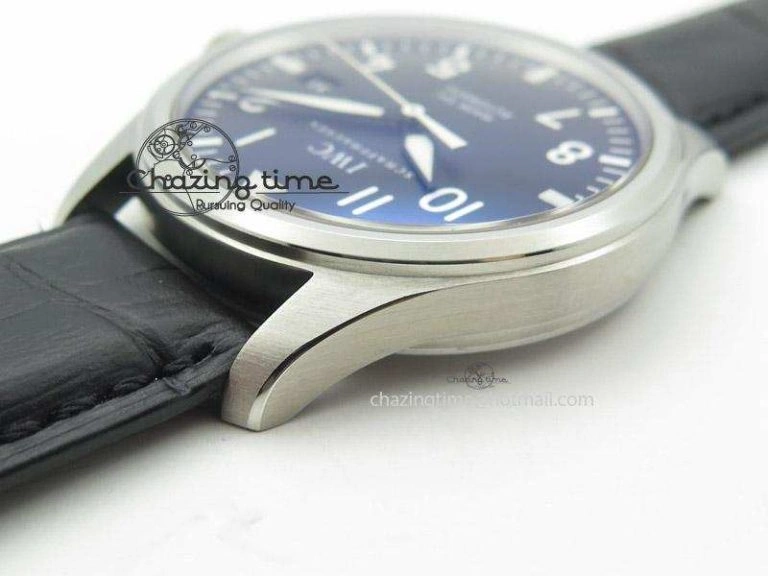 Mark XVI 1:1 Best Edition MK Maker SS Black Dial A2892 On Black Leather Strap