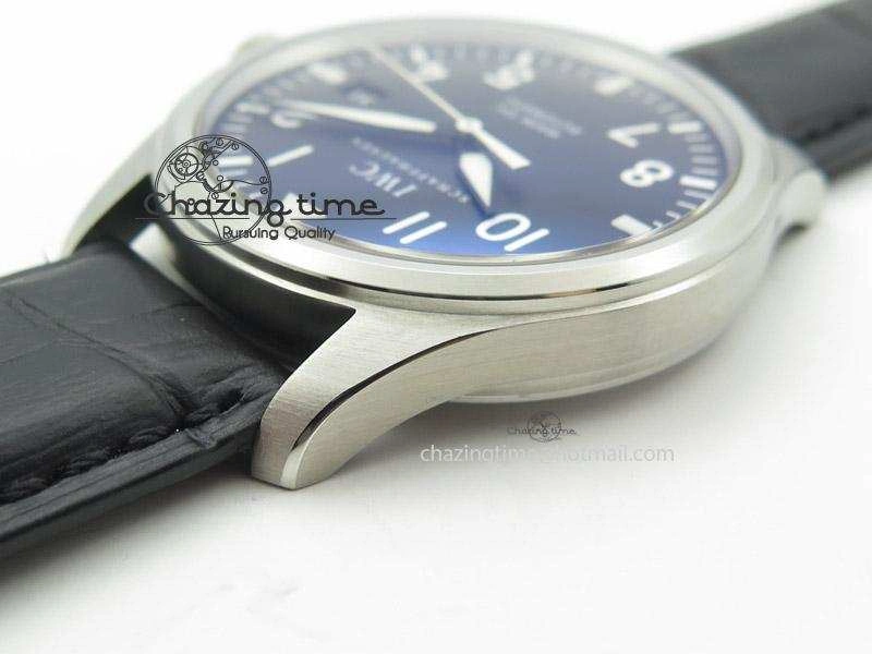 Mark XVI 1:1 Best Edition MK Maker SS Black Dial A2892 On Black Leather Strap