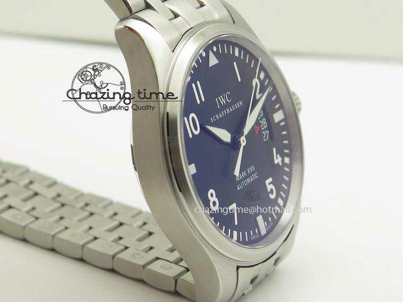 Mark XVII 1:1 MK Maker Best Edition SS Black Dial On SS Bracelet A2892